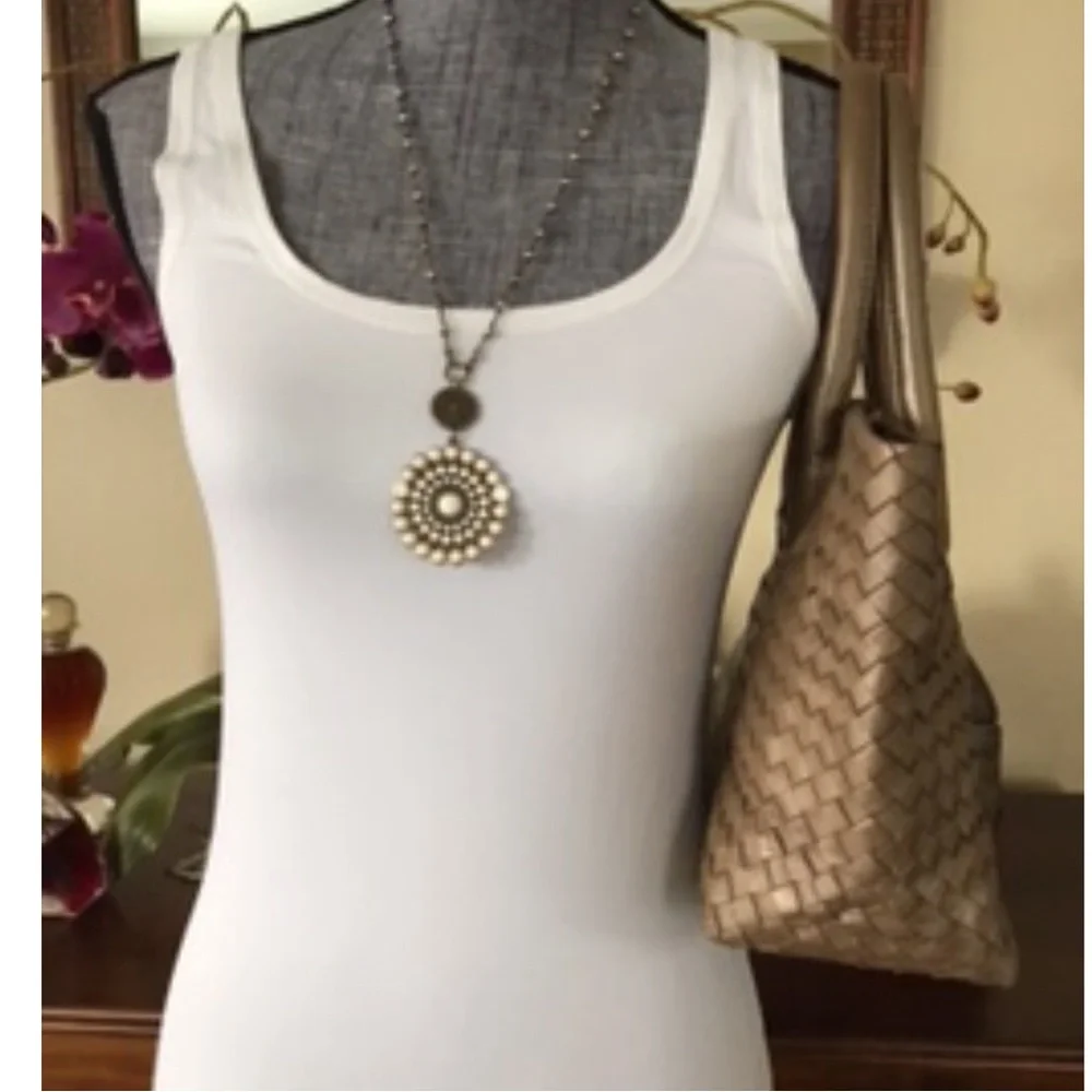 Helen Kaminski Australia Tan Woven Handbag - Picture 2 of 11